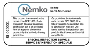 2020 Nemko_Special-Inspection Label