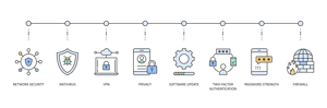 Cybersecurity vector banner. 8-1