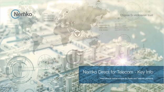 Front page_Nemko Direct for Telecom key info