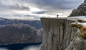 Man on the clif