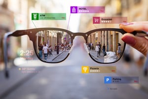 The world through smart glasses
