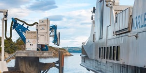 Wireless ferry charging