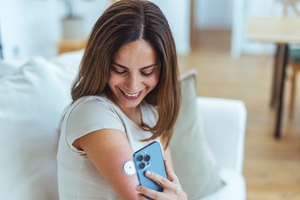 Woman wearing Smart patch