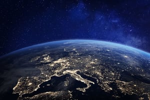 Europe Night View